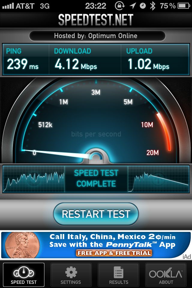 test my speed by ookla