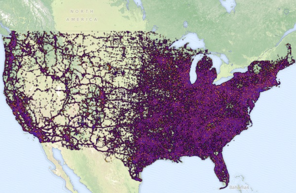 Infographic: Auto Accident Map Of Death