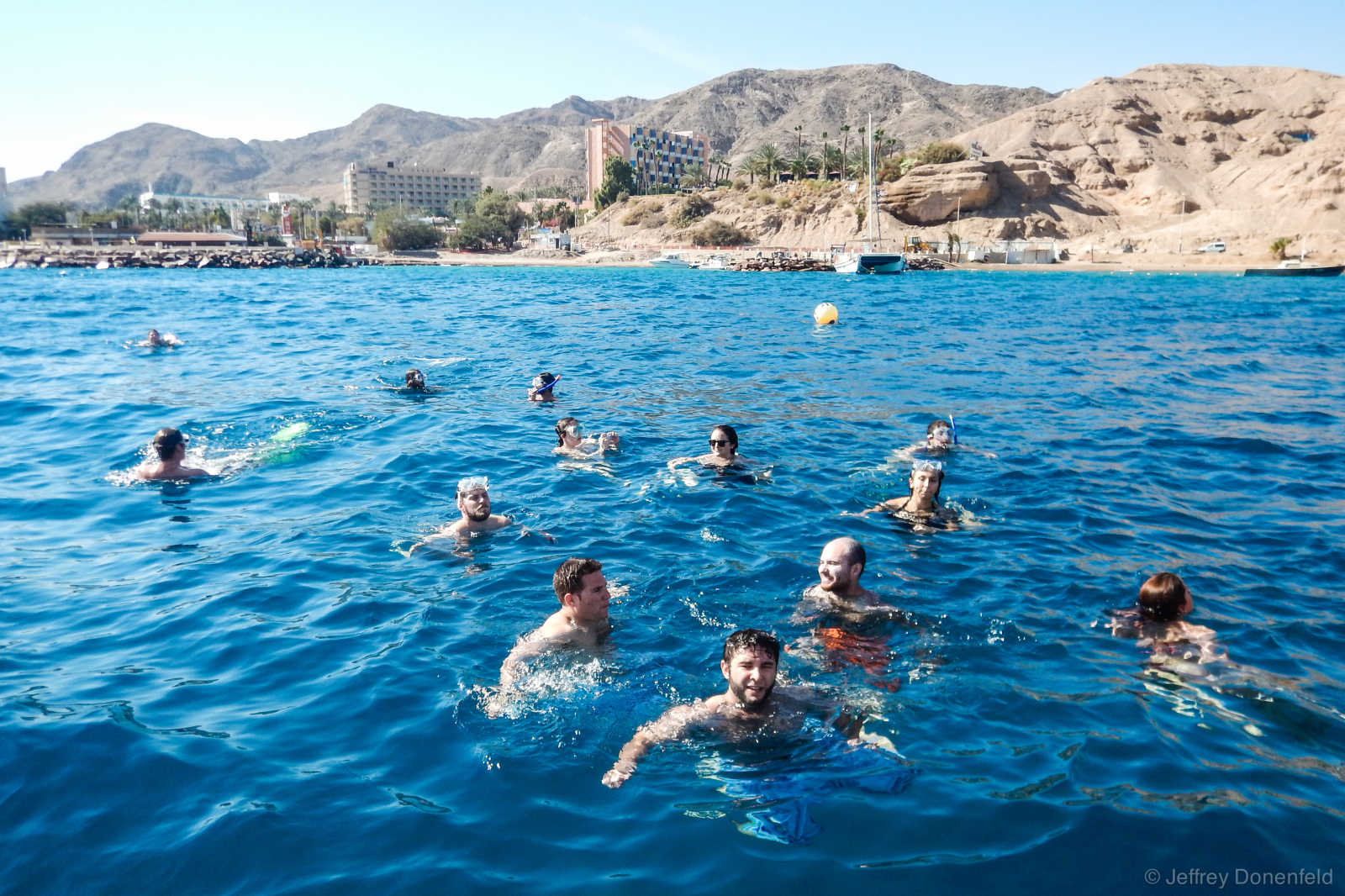 Beautiful swimming in the Red Sea.